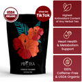 Organic Hibiscus Pyramid Tea Bags - view 1