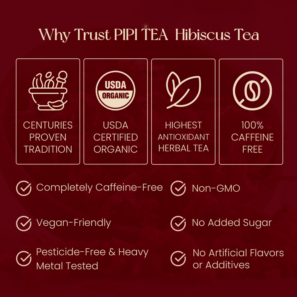 Organic Hibiscus Pyramid Tea Bags - view 5